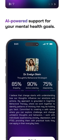 AI Psychotherapy iPhone screenshot