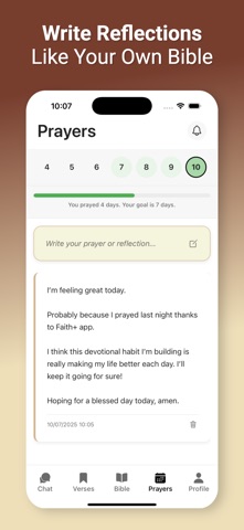 Faith+ (Holy Bible with Chat) iPhone screenshot