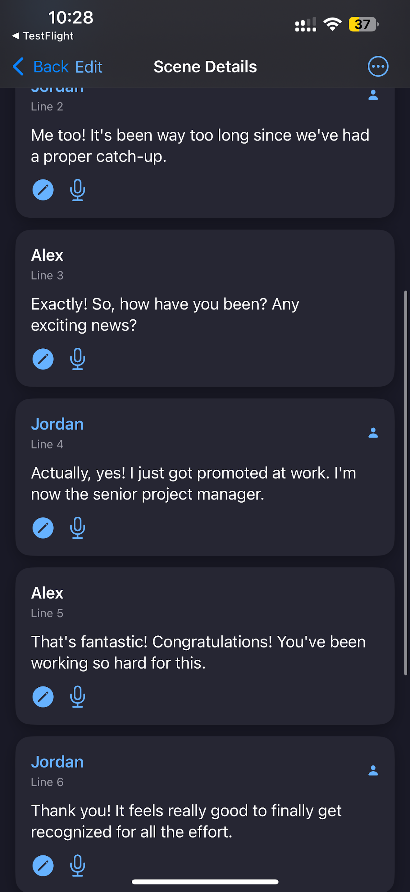 LearnMyLines: Memorise Scripts screenshot 6
