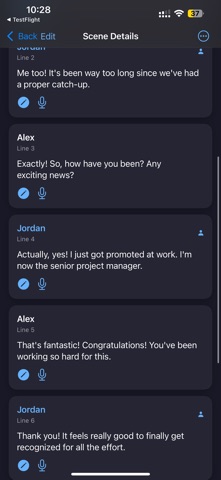 LearnMyLines: Memorise Scripts screenshot