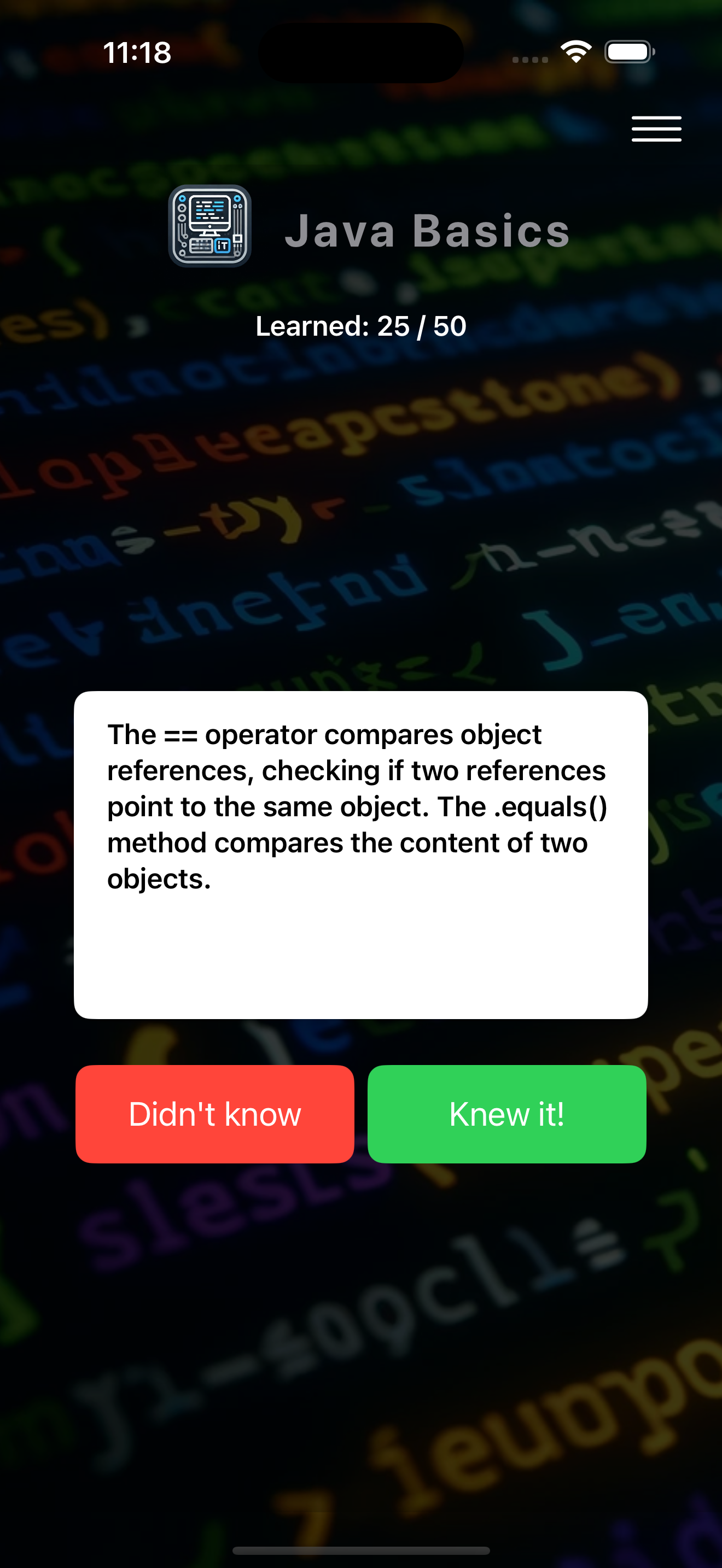 Java Basics - flashcards