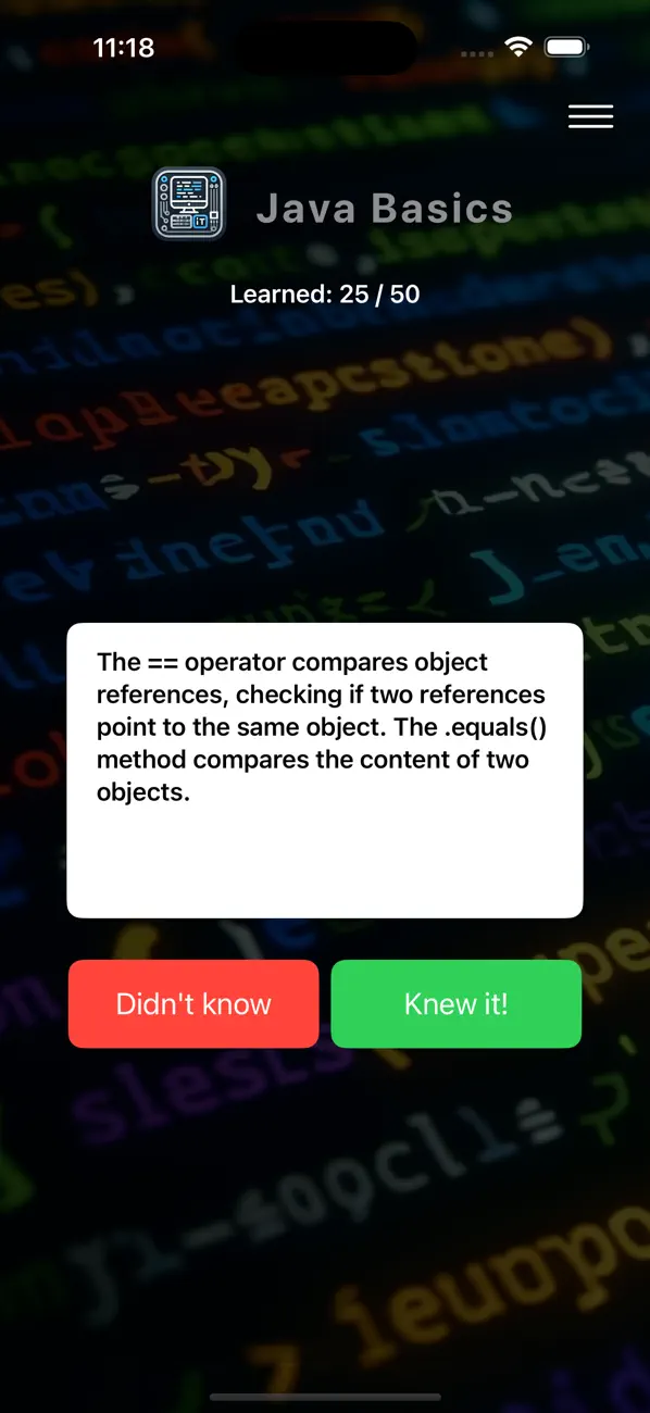 #4. Java Basics - flashcards (iOS) Ved: COMPMAZ ALEKSANDER ROTNICKI