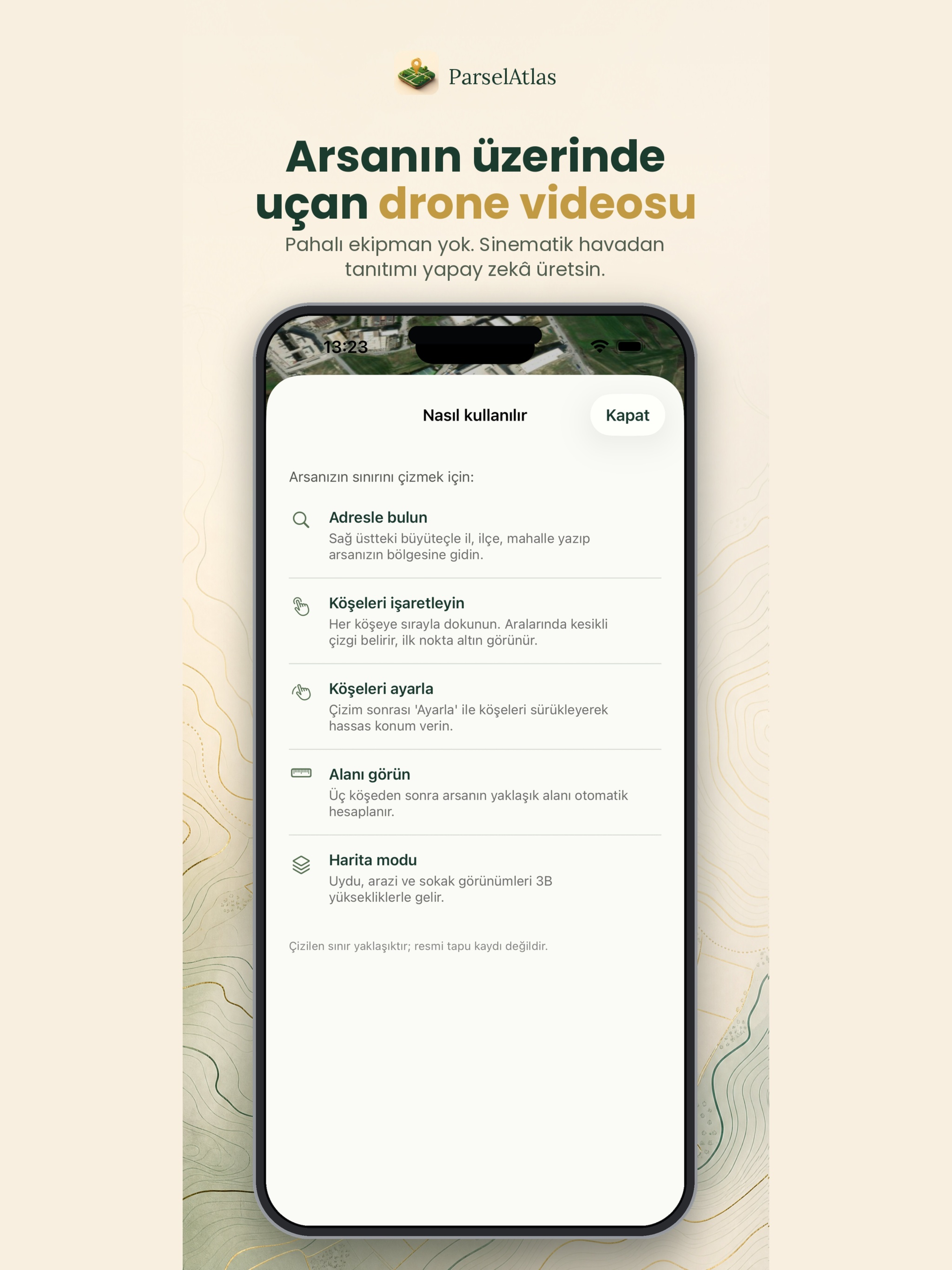 SANAL DRONE - ARSA İŞARETLEME screenshot 7