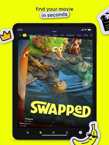 CineBond: Swipe Films & Series iPad screenshot