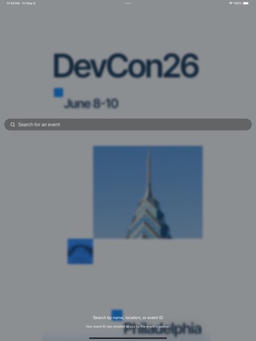 Cesium Developer Conference iPad screenshot