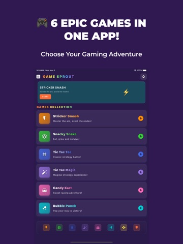 GameSprout - Mini Games iPad screenshot