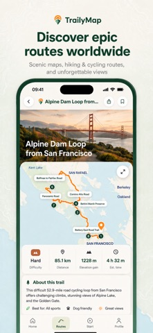 TrailyMap iPhone screenshot