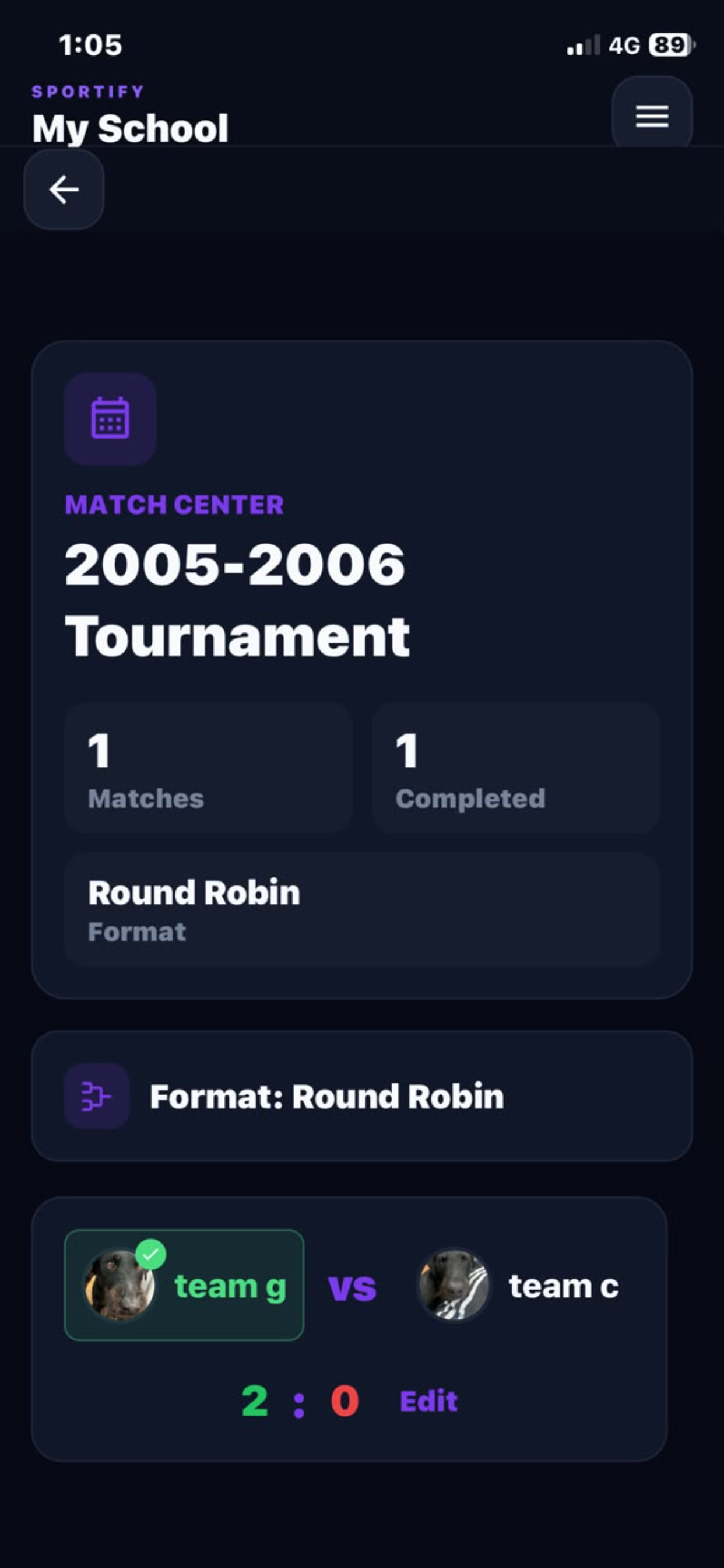Sportify Tournament screenshot 8