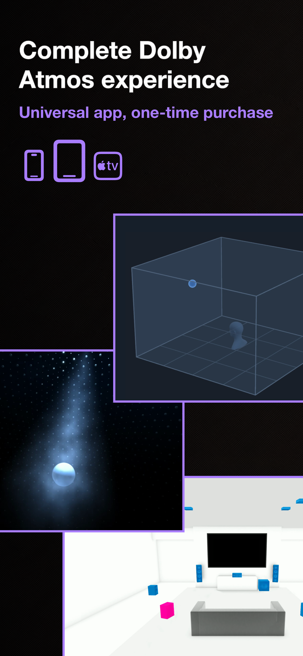 Sound test for Dolby Atmos