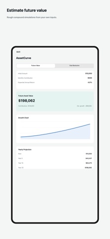 Asset Curve screenshot