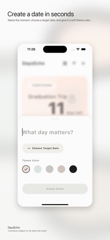 DaysEcho Countdown Widgets Screenshot 2 of 6