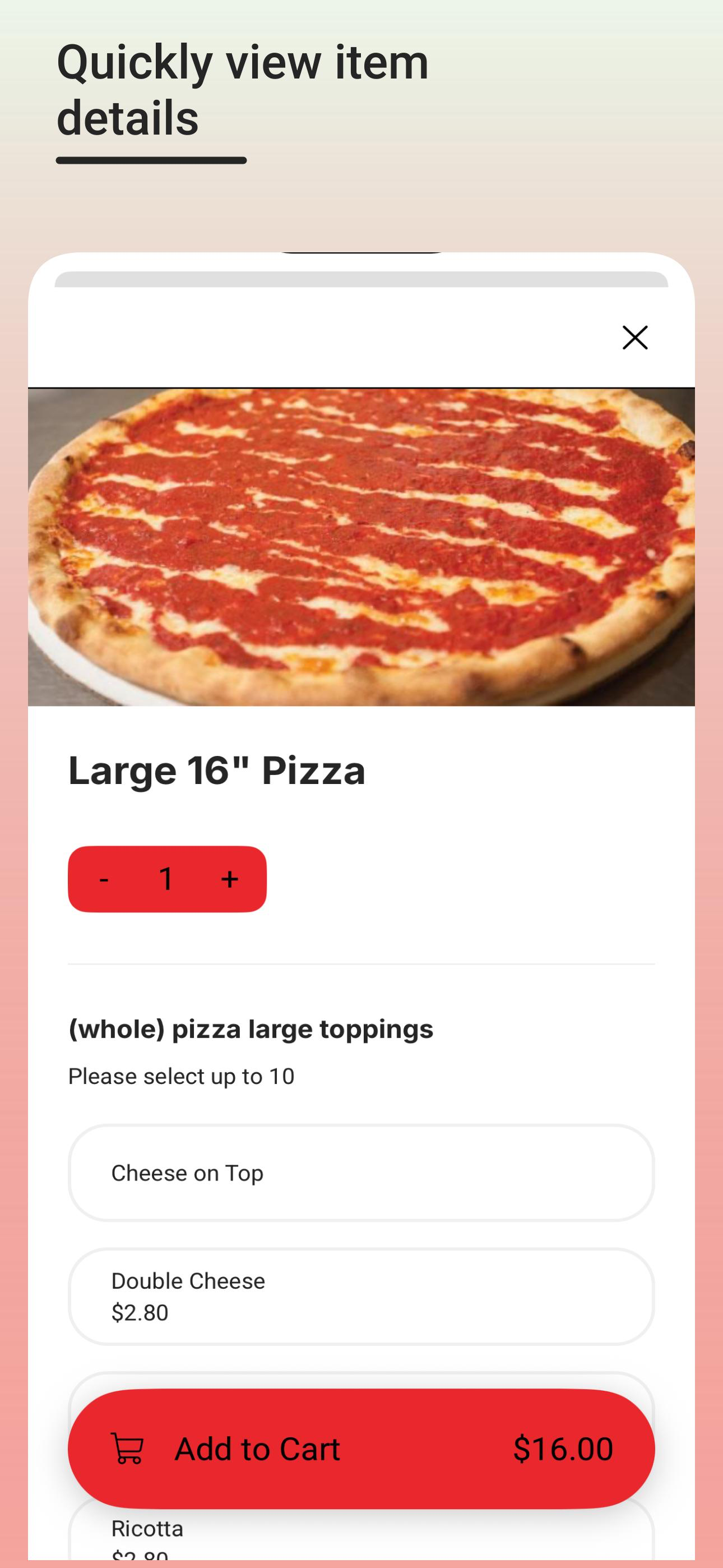 Red Top Pizza screenshot 5
