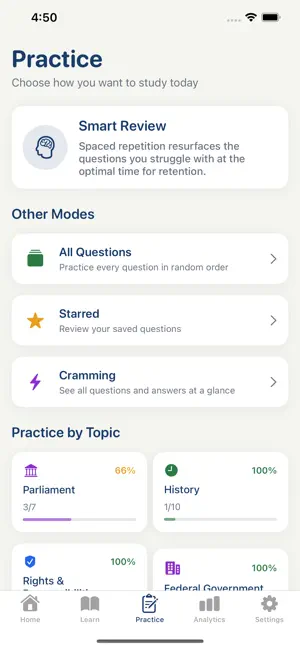 CitizenshipTest screenshot 2