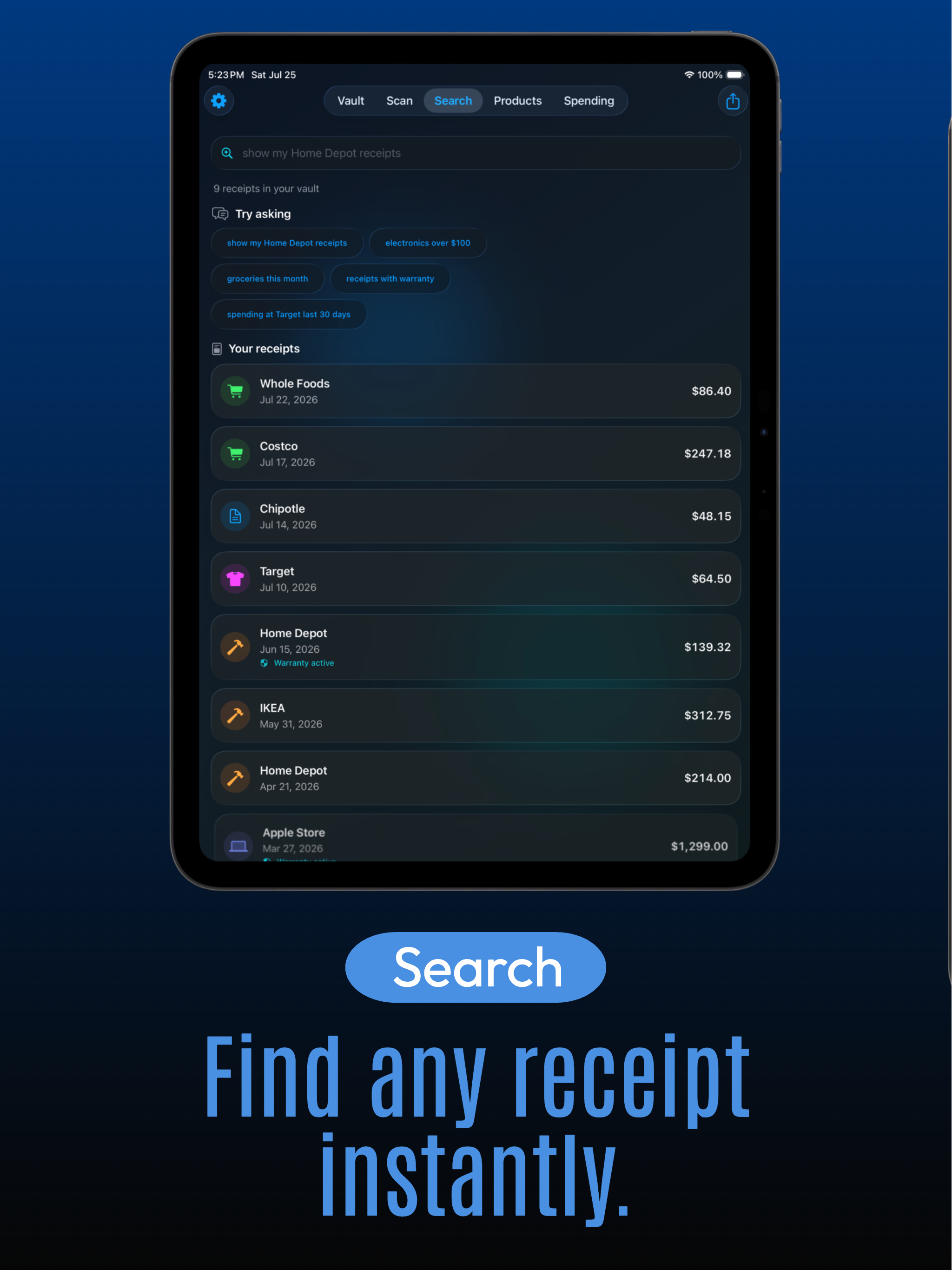 Reciept Vault screenshot 8