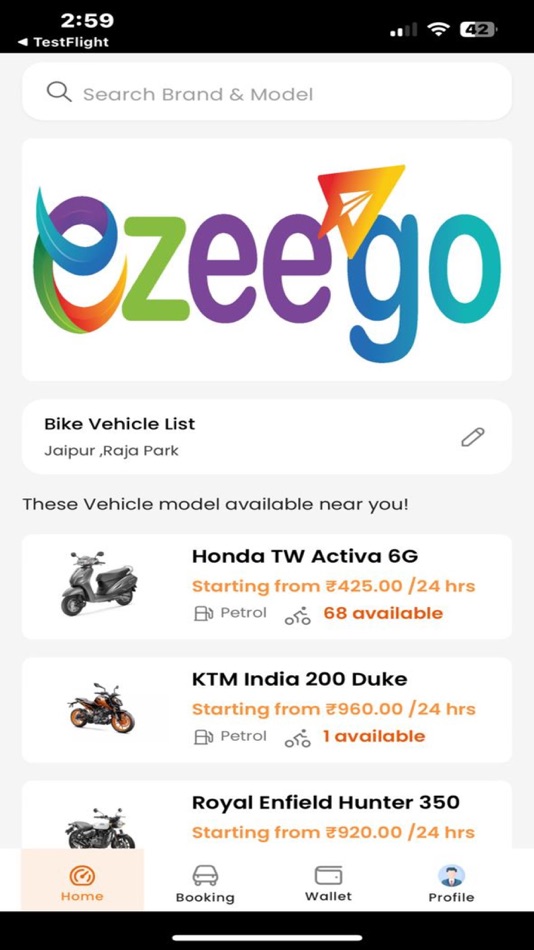 #4. EzeeGo - Let's Commute (iOS) 由: Rahul Sharma