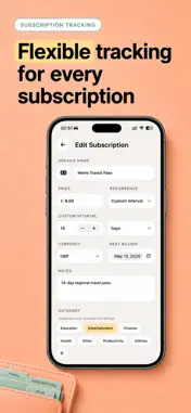 Subscription Tracker: Sublimit screenshot 4
