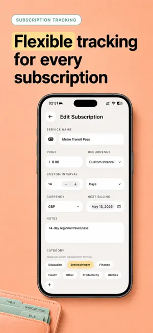 Subscription Tracker: Sublimit screenshot 4