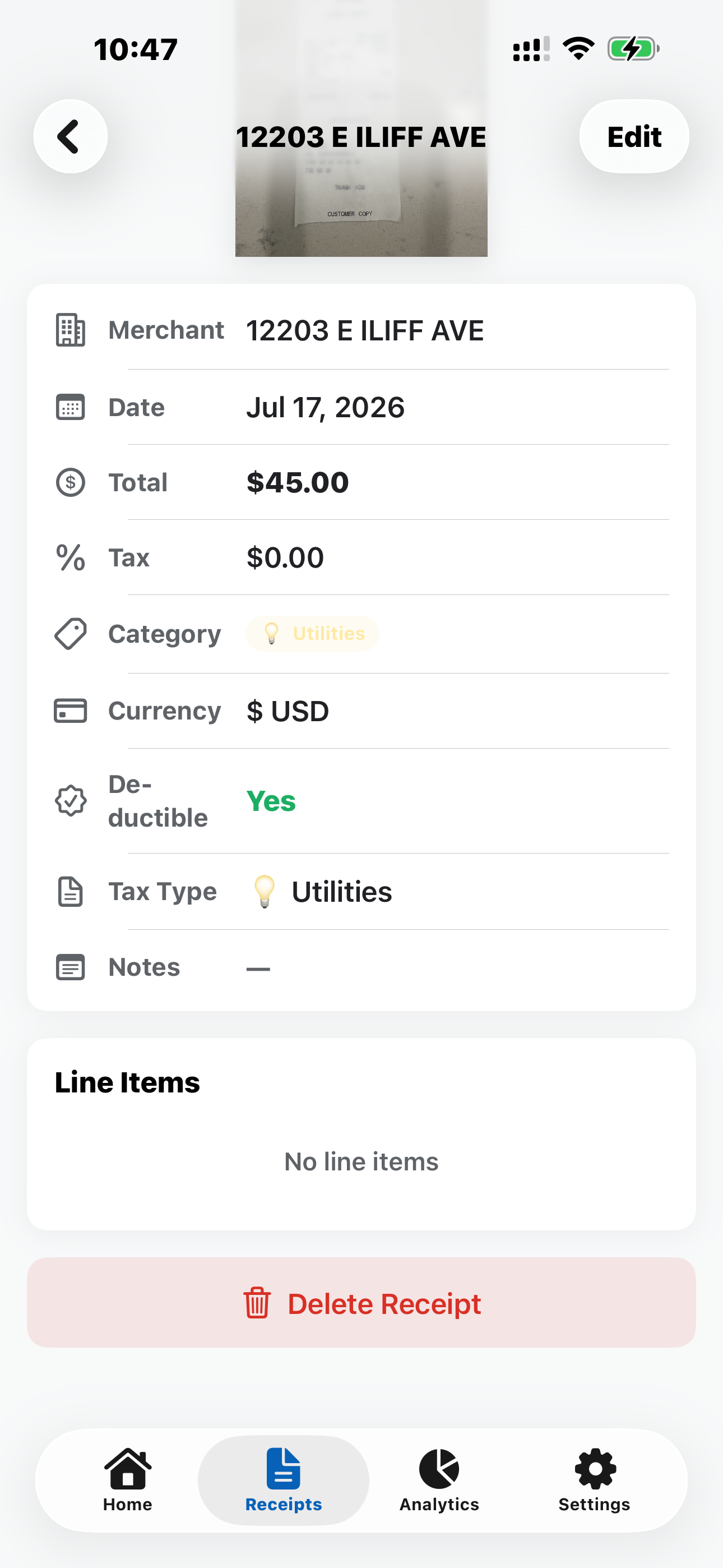 Receipt Keeper - Expense Track screenshot 5