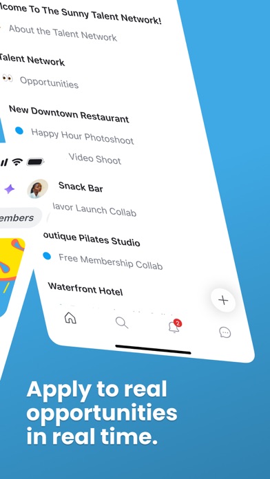 Sunny Talent Network iPhone screenshot 2 - Social Networking app