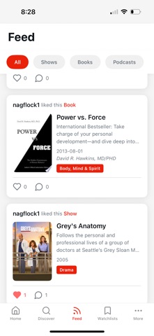 Flock - Watchlist Sharing App screenshot