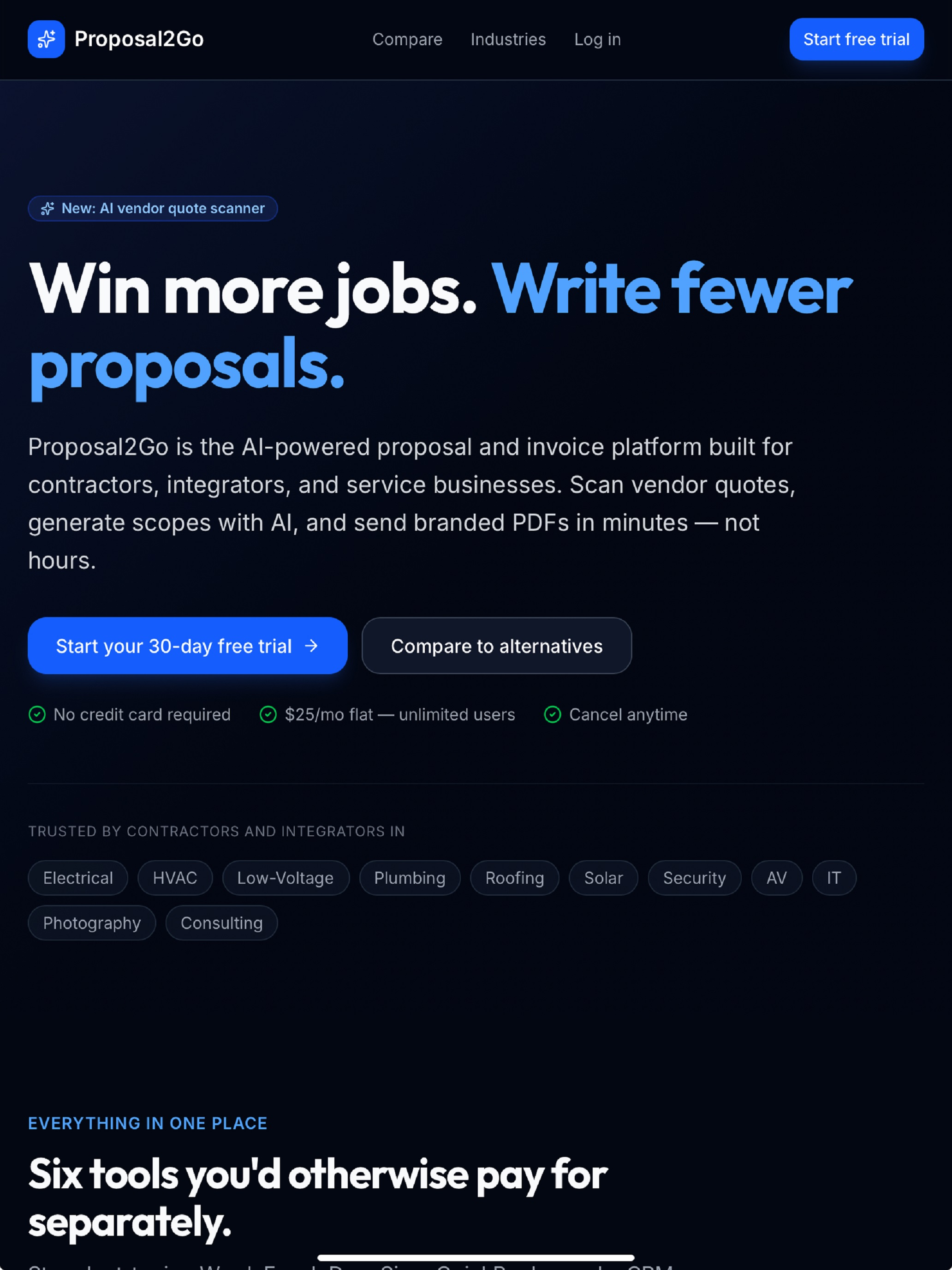 Proposal2Go screenshot 5