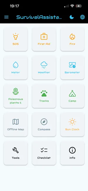 Survival Assistant - offline screenshot 1