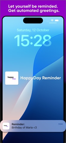 HappyDay Reminder Screenshot 1 of 4