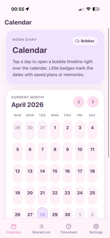 DayDiary - Moon Phase Screenshot 1 of 3