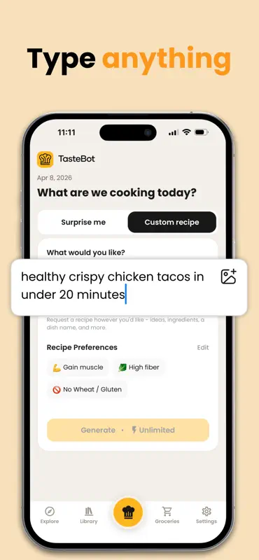 Healthy Recipes Maker・Tastebot screenshot 4 of 8