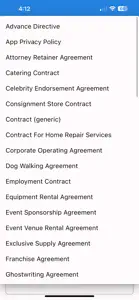 Contract Plus screenshot #5 for iPhone