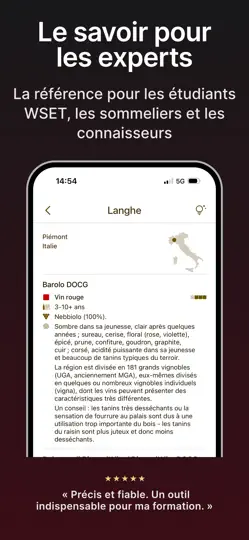 Capture d'écran de Profils De Vins & Cépages sur iPhone 6