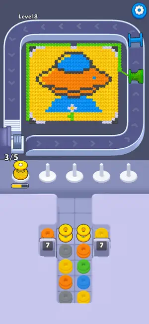 Knit Off - Wool Puzzle screenshot 2