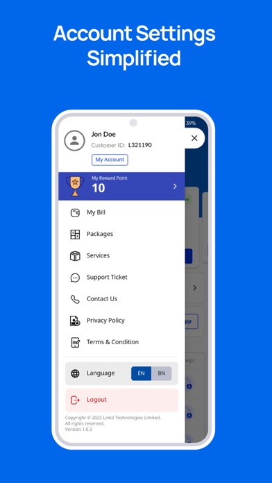 Selfcare Link3 Screenshot