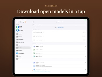 Russet: OpenRouter & Local AI iPad screenshot