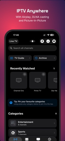 Ocular IPTV Screenshot 1 of 3