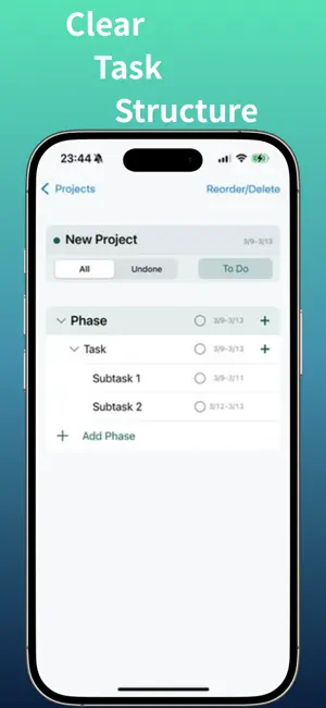 TaskOutline screenshot 1