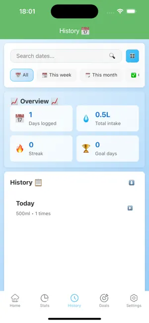 Water Reminder Daily Drink Log screenshot 3