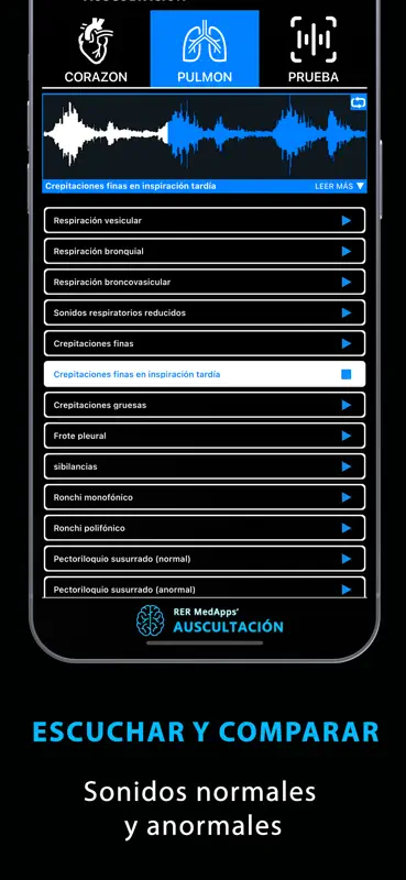 Auscultación: Ruidos Cardíacos screenshot 4 of 5