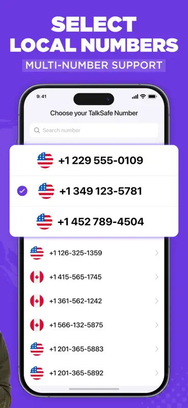 Text Number Now App: TalkSafe screenshot 3 of 6