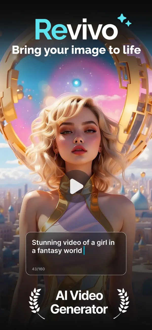 Screenshot #1 pour AI Video Art Generator: REVIVO