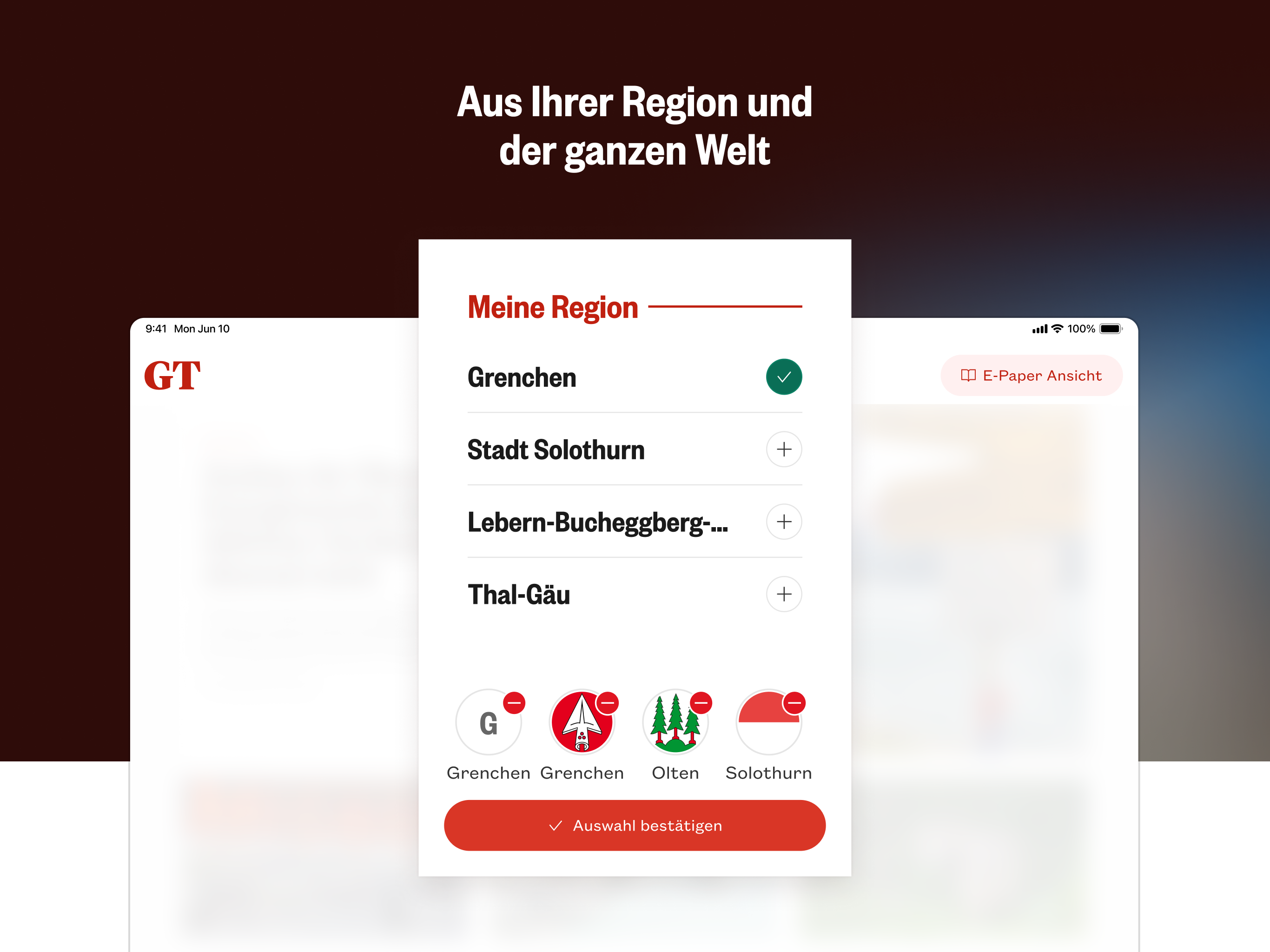 Grenchner Tagblatt screenshot 8