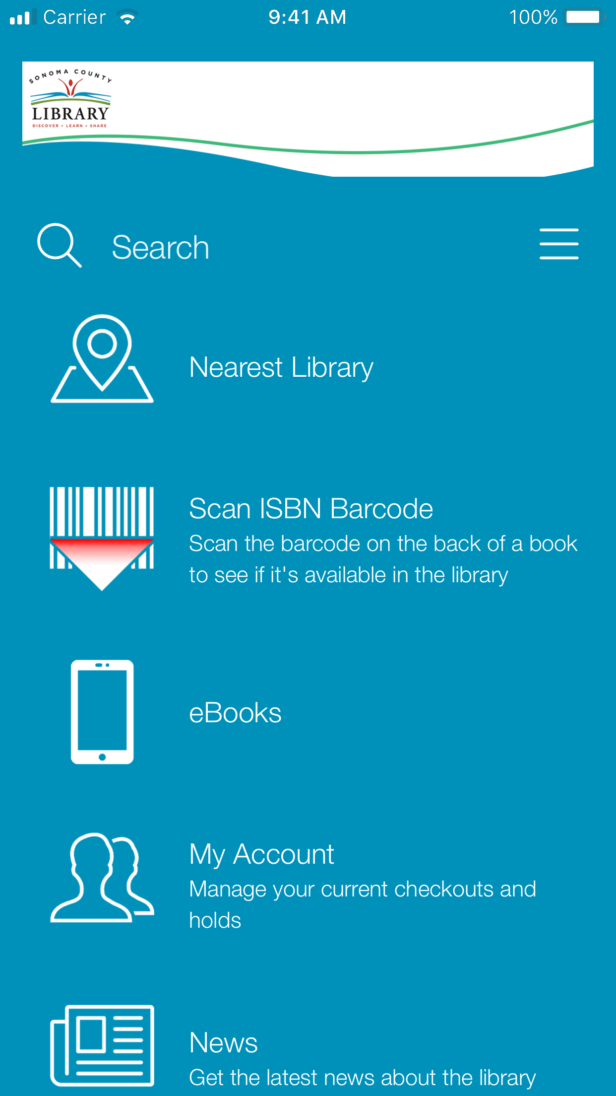 Sonoma County Libraries App