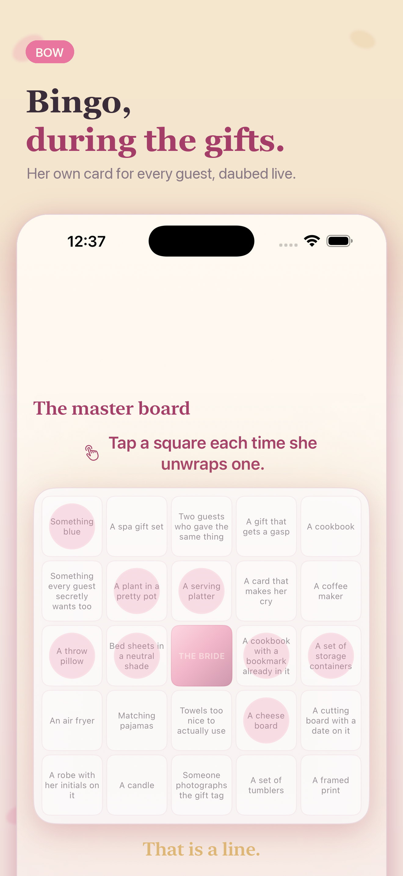 Bridal Shower Games: Bow screenshot 2