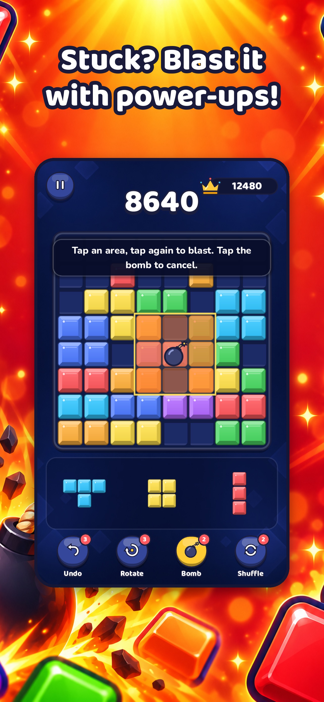 Screenshot 4 of Blockzy: Block Puzzle