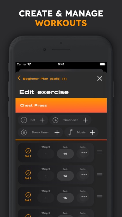 My Fitness Gym Workout Tracker screenshot-3