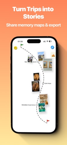 Vuzo – Trip Journal & Planner iPhone screenshot