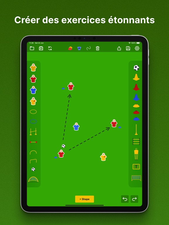 Screenshot #6 pour Planche Tactique: Football++