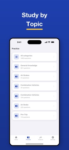 CDL Class A Practice Test Screenshot 6 of 6