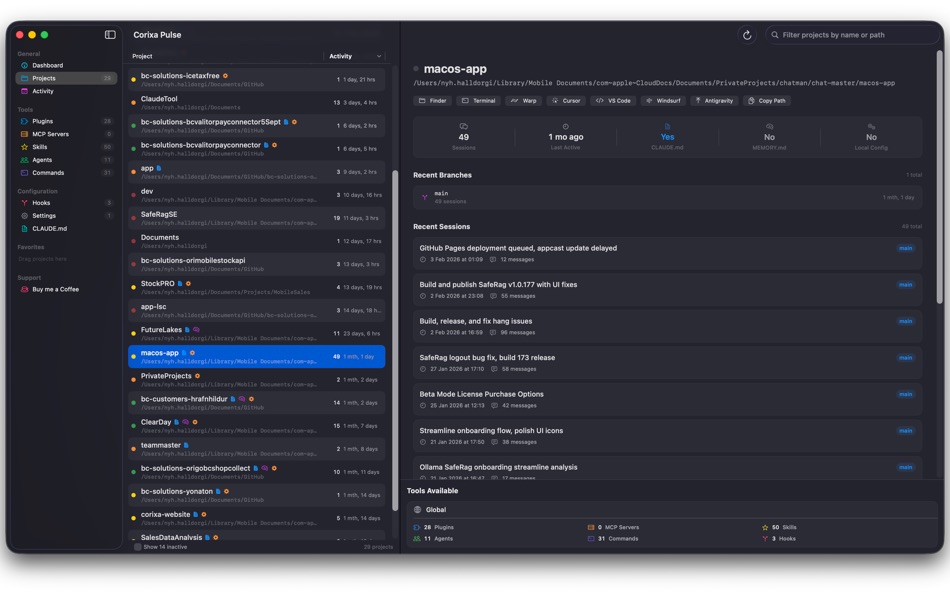 #2. Corixa Pulse (macOS) Av: Halldor Gislason