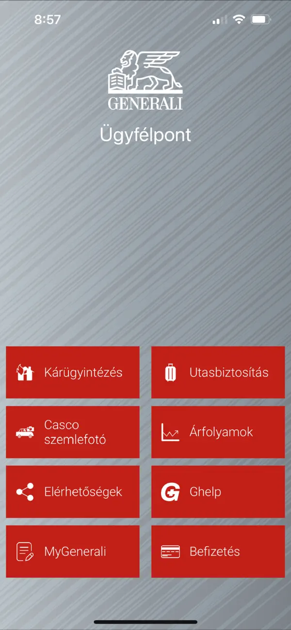 Screenshot #1 pour Generali Ügyfélpont